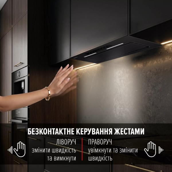 Фото - Витяжка вбудована Perfelli NUOVA 6JWRBM NERO SILENZIO